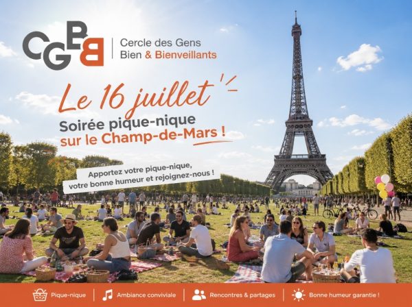 Grand pique-nique au Champ-de-mars – Jeudi 16 juillet