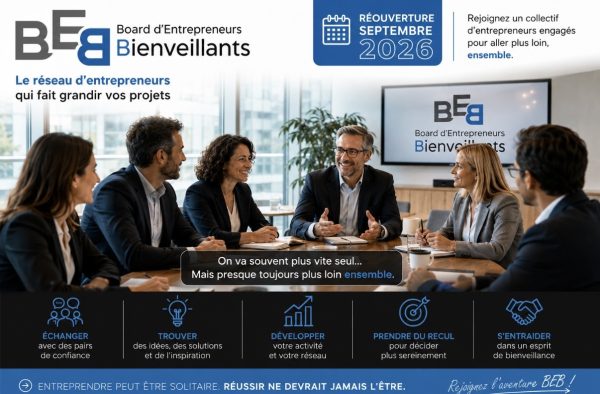 Adhésion annuelle au BEB (Board d’Entrepreneurs Bienveillants)