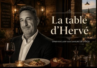 La table d’Hervé ce n’est pas un dîner comme les autres